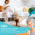 thumbnail image 3 of Costway 1400W Multipurpose Handheld Steam Cleaner Steam Mop with 14 Accessories Blue, 3 of 10