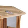 thumbnail image 3 of Woodlink PRO4 Premier Mangeoire pour Oiseaux en Bois de Cèdre Rouge Style Ranch, Grande Capacité, 3 of 7