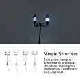 thumbnail image 4 of stanreset Landscape Streetlight Prop Interesting Simulation Light Model DIY Miniature Lamp Props Scene Layout Decoration Accessories Gray/White, 4 of 9