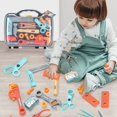 thumbnail image 3 of Kids Tool Set Educational: Simulated Mixed Drill Tool Toy Set Pretend Play Tools, 3 of 10