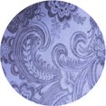 thumbnail image 1 of Ahgly Company Tapis d'Intérieur Lavables en Machine, Ronds, Bleus, Ardoises, Ronds de 5', 1 of 7