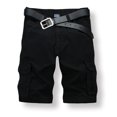 thumbnail image 2 of Birdeem Men Casual Solid Fashion Zipper Button Pockets Cropped Cargo Shorts, 2 of 12