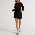 thumbnail image 4 of FOCUSNORM Femmes Shorts de Couleur Unie, Adultes Pantalons de Poche Occasionnels, 4 of 7