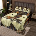 thumbnail image 2 of Erosebridal Spooky Animal Coverlet Set Queen, Retro Library Book Bed Quilt Halloween Decor, 3 Pieces, 2 of 5