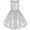 Gris, variante sur Robe de Demoiselle d'Honneur pour Fille, Blanc Cassé, Ceinturée, Mariage, Fête, 8 Ans