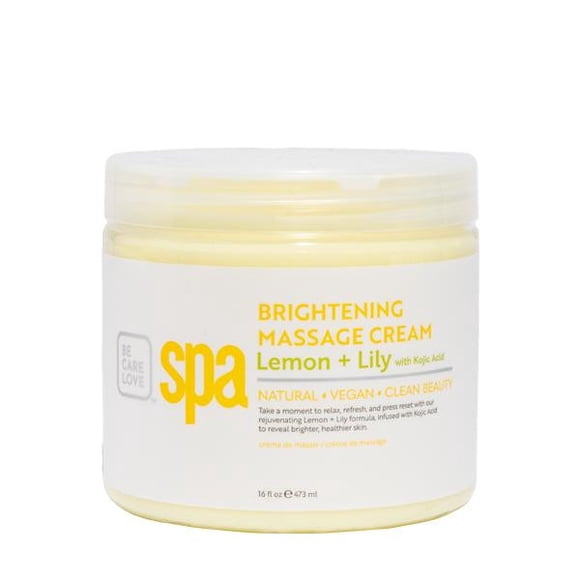 Massage Cream Lemon + Lily 16 oz