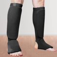 thumbnail image 4 of pitrice 1 Pair Shin Instep Guards MMA Supplies Training Protection Elastic Protector Black and S, 4 of 7