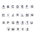thumbnail image 1 of 100Pcs English Letters Beads DIY Square Beads Children Acrylic Jewelry Accessory, 1 of 8