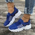 thumbnail image 2 of Leopard Chunky Walking Shoes for Women Comfortable Mesh Memory Foam Workout Tennis Running Sneakers, 2 of 4