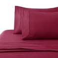 thumbnail image 3 of Marina Decoration 600 Thread Count Ultra Soft Deep Pocket Hotel Standard Solid Bedding Long Staple Percale Cotton All Season Sheet Set with Pillowcase, 3 of 7
