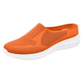 thumbnail image 4 of Mepaouo Womens Backless Sneakers Casual Slip on Mule Shoes Arch Support Walking Mesh Slide Sandals, 4 of 5