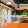 thumbnail image 3 of Amdohai 45W 50LEDs Solar Ceiling Light Interior Decoration Light Corridor Aisle Lights Light Sensing Remote Control, 3 of 8