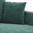 thumbnail image 3 of vidaXL 2 Piece Sofa Set with Cushions Dark Green Velvet, 3 of 4