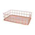 thumbnail image 4 of Redempat Rosegold Multi-functional Storage Basket - Organized And Efficient Solution For Office Storage Rose Gold 24.5*16.5*6.5cm,Large basket 5Set, 4 of 6