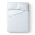 thumbnail image 1 of Mainstays Kids 220TC Cotton Blue Stripe Double, 4 Piece Sheet Set, 1 of 8