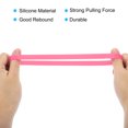 thumbnail image 4 of Unique Bargains 8' Large Elastic Rubber Bands, 10 Pcs Big Silicone Rubber Bands Strap, Pink, 4 of 6