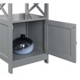 thumbnail image 3 of Convenience Concepts Table d'Appoint Oxford avec Armoire, Fini Bois Gris, 3 of 4