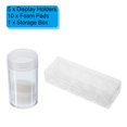 thumbnail image 3 of Tubes de Pièces de Monnaie Hauteur 55mm avec Boîte de Rangement pour Collectionneurs, Transparent Lot de 5, 3 of 7