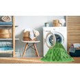 thumbnail image 2 of Ahgly Tapis Rond Lavable en Machine Intérieur Transitionnel Vert Émeraude, 7 Pieds Rond, 2 of 7