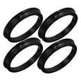 thumbnail image 1 of Car Wheel Hub Centric Rings for Adapter Use Black Plastic Set of 4 67 1 to 56 1 Inch, 1 of 8