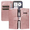 thumbnail image 2 of Wallet Case for Nothing Phone 3A Flip Cover with Card Slots, Magnetic Stand & Strap Pink, 2 of 5