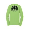 thumbnail image 2 of Gravity Outdoor Co. Performance Long Sleeve Shirt - Lime - Black Logo - L, 2 of 2