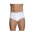 thumbnail image 2 of Fruit Of The Loom Mens Extended Sizes Classic White Brief - 6 Pack, 2XL, White,, 2 of 6