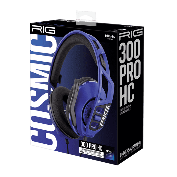 RIG 300 PRO HC UNIVERSAL WIRED GAMING HEADSET FOR PLAYSTATION 4|5, XBOX SERIES X|S AND PC, COSMIC PURPLE