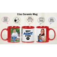 thumbnail image 3 of Printtoo PersonalizedPhotoCollage CoffeeMugBest Aunt Ever Custom Picture Ceramic CupDishwasher & Microwave Safe- 11 Oz -Red, 3 of 6