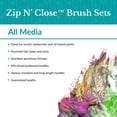 thumbnail image 3 of Royal & Langnickel - 10pc Gold Taklon Detail Variety Paint Brushes, 3 of 8