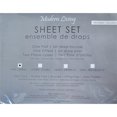 thumbnail image 2 of Cotton House - Ensemble de Draps en Microfibre, Infroissable, Format Jumeau, Blanc, 2 of 3