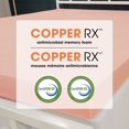 thumbnail image 2 of Dream Serenity 3" COPPER RX Memory Foam Mattress Topper, Double, 2 of 8