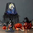 thumbnail image 2 of Halloween Table Lampe Bureau Décoration Allument LED Lune Lampe de Table Figure Pompon Résine Modèle Jouet, 2 of 8