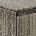 thumbnail image 5 of vidaXL Triple Wheelie Bin Shed Grey 207x80x117 cm Poly Rattan, 5 of 5