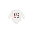 thumbnail image 2 of goowrom Barboteuse de Noël pour Bébé, Motifs de Dessins Animés Body Col Rond, 2 of 9