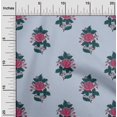 thumbnail image 1 of oneOone Viscose Chiffon Fabric Leaves & Floral Block Printed Craft Fabric BTY 42 Inch Wide, 1 of 4