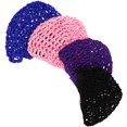 thumbnail image 3 of MasteelfCA 4 Pcs Filet à Cheveux en Maille Crochet pour Femmes Chapeau en Maille Filet à Cheveux pour Femmes Chapeau Snood, 3 of 8
