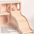 thumbnail image 4 of Hamster Climbing Toy Wooden Ladder Bridge Wooden Hamster Ladder Bendable  Cage  Toy For Small Animals, 4 of 8