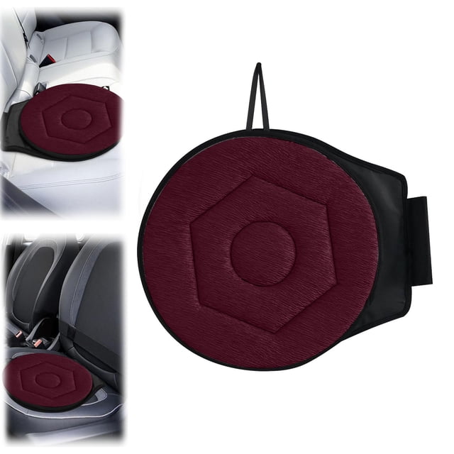 Cushion Seat Solution for Car | 360° Swivel Rotating Car Seat Cushion for Elderly | Non Supportive 360 Rotation for Comfortable Driving