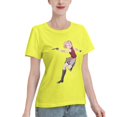thumbnail image 2 of Women's Basic Short Sleeve T-Shirt Naruto Sakura, 2 of 6
