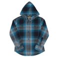 thumbnail image 1 of Boys Woven Shirt BLUE WHITE BLACK CHECK, 1 of 3