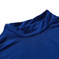 thumbnail image 2 of Men‘s Autumn Winter Pure Color Turtleneck Long Sleeve T-shirt Top Blouse, 2 of 5