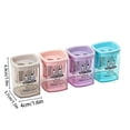 thumbnail image 2 of Manual Pencil Sharpener for Students Classroom Use and Art Supplies Stationery Tool 2PCS, 2 of 5