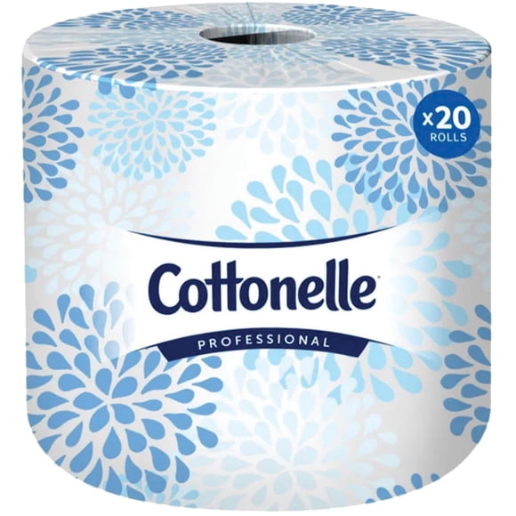 Kimberly-Clark Cottonelle Professional 13135-03 Toilet Paper, 2-Ply, 451 Sheets/Roll, 1 Box of 20 Rolls