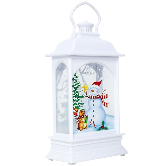 Bangcool Lanterne de Noël Portable Créative Décorative Lanterne de Table Lanterne Suspendue
