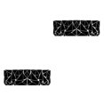 thumbnail image 4 of mmirethe Non-Rétractable Triangles Graphiques Voiture Autocollants Large Gamme d'Applications Large Application PVC Pas de Décoloration Amovible Brillant Noir 2Set, 4 of 6