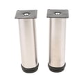thumbnail image 4 of DOLITY 2 Pcs Pieds de Sofa Réglables en Acier Inoxydable pour Armoire, 18 cm, 4 of 8
