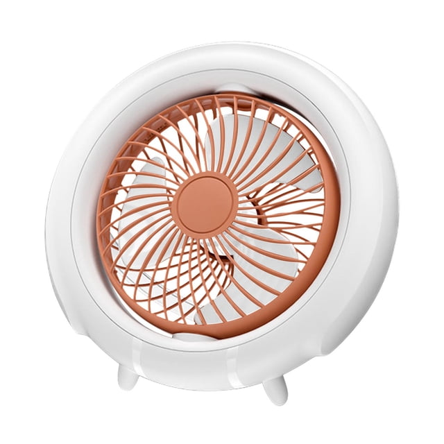 Ventilateur de Circulation Multifonction avec Veilleuse, Support Suspendu Intelligent, Ventilateur à Tête Oscillante Automatique