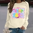 thumbnail image 2 of Zhanying White Sweatshirt Women Solid Color Cute Pullover Plus Size Long Sleeve Fall Tops Sweaters 2025 Trendy Clothes, 2 of 6