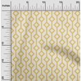 thumbnail image 2 of oneOone Rayon Yellow Fabric Geometric Sewing Material Print Fabric By The Yard 56 Inch Wide, 2 of 4